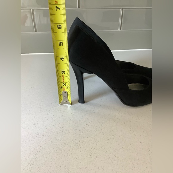 Stuart Weitzman Black Silk Pointed Toe Heels 
Size: 7 1/2 - Picture 5 of 6